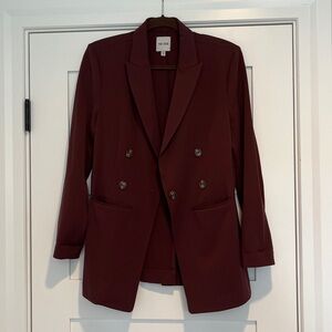 NIC+ZOE Deep Neutral Rust Red Jacket The Avenue Blazer in Redwood